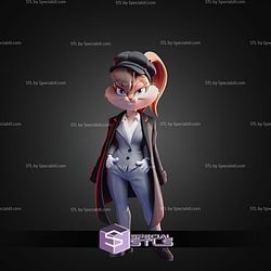 Super Basic STL Lola Bunny Peaky Blinders Multipart