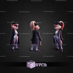 Super Basic STL Lola Bunny Peaky Blinders Multipart