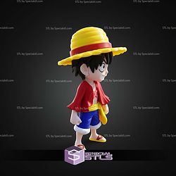 Super Basic STL Luffy One Piece Multipart