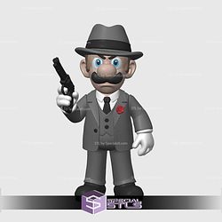 Super Basic STL Luigi The Godfather No AMS