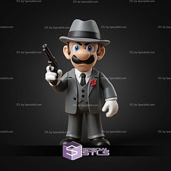 Super Basic STL Luigi The Godfather No AMS