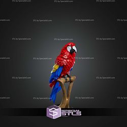 Super Basic STL Macaw Feather Puzzle