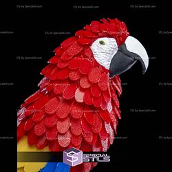 Super Basic STL Macaw Feather Puzzle