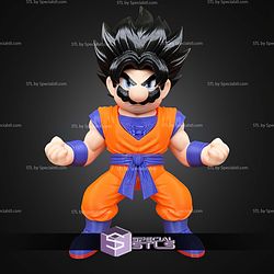 Super Basic STL Mario Goku Multipart
