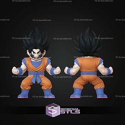 Super Basic STL Mario Goku Multipart