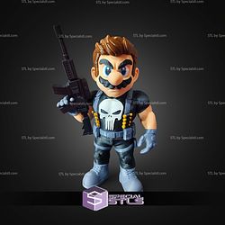 Super Basic STL Mario Punisher Multipart