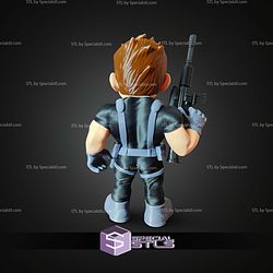 Super Basic STL Mario Punisher Multipart