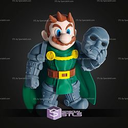 Super Basic STL Mario Von Doom Multipart