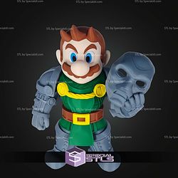 Super Basic STL Mario Von Doom Multipart