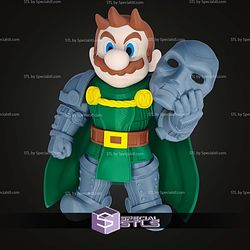 Super Basic STL Mario Von Doom Multipart