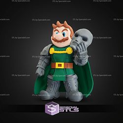 Super Basic STL Mario Von Doom Multipart