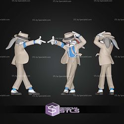 Super Basic STL Michael Jackson Bugs Bunny Multipart