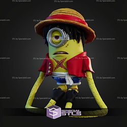 Super Basic STL Minion Luffy One Piece Multipart