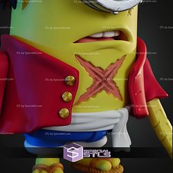Super Basic STL Minion Luffy One Piece Multipart