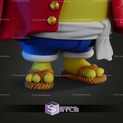 Super Basic STL Minion Luffy One Piece Multipart