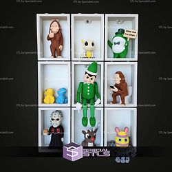 Super Basic STL Modular Rectangular Display Shelves