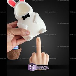 Super Basic STL Mr Nice Guy Easter Bunny