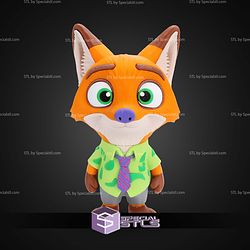 Super Basic STL Nick Wilde Multipart