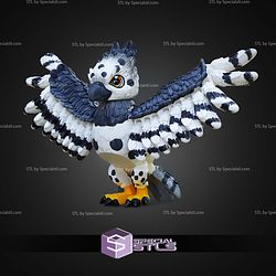 Super Basic STL Print In Place Cute Harpy Eagle