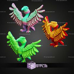 Super Basic STL Print in Place Flexi Great Hornbill