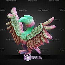 Super Basic STL Print in Place Flexi Great Hornbill