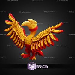 Super Basic STL Print in Place Flexi Great Hornbill