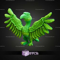 Super Basic STL Print in Place Flexi Great Hornbill