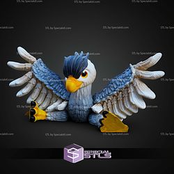 Super Basic STL Print in Place Flexi Hippogriff