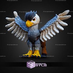 Super Basic STL Print in Place Flexi Hippogriff