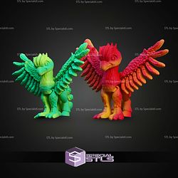 Super Basic STL Print in Place Flexi Hippogriff