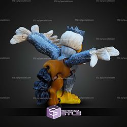 Super Basic STL Print in Place Flexi Hippogriff