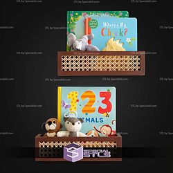 Super Basic STL Rattan Shelf Rectangular