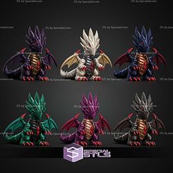 Super Basic STL Red Eyes Black Dragon Multipart