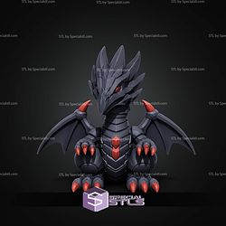Super Basic STL Red Eyes Black Dragon Multipart