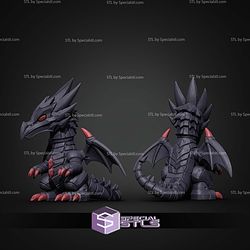Super Basic STL Red Eyes Black Dragon Multipart