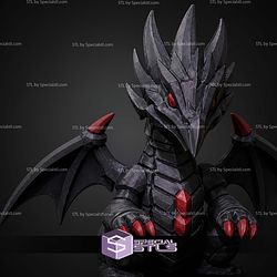 Super Basic STL Red Eyes Black Dragon Multipart