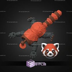 Super Basic STL Red Panda Articulated
