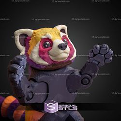 Super Basic STL Red Panda Articulated