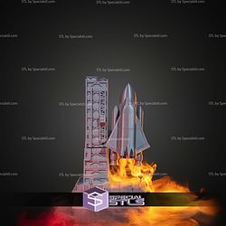 Super Basic STL Rocket Liftoff