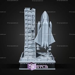Super Basic STL Rocket Liftoff