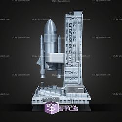 Super Basic STL Rocket Liftoff