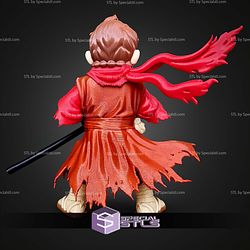 Super Basic STL Ronin Mario Samurai Multipart
