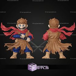 Super Basic STL Ronin Mario Samurai Multipart