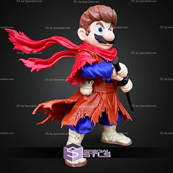 Super Basic STL Ronin Mario Samurai Multipart