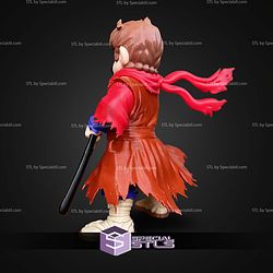 Super Basic STL Ronin Mario Samurai Multipart