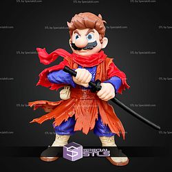Super Basic STL Ronin Mario Samurai Multipart