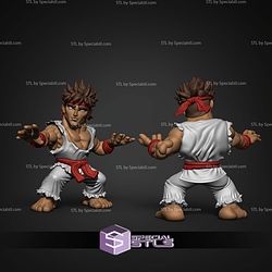 Super Basic STL Ryu Multipart