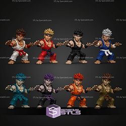 Super Basic STL Ryu Multipart