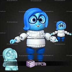 Super Basic STL Sadness Inside Out MultiColor Flexi