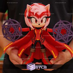 Super Basic STL Scarlet Witch Amy Rose Multipart